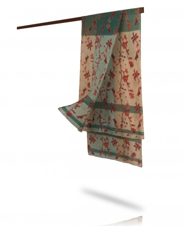 Палантин Женский SN40-ORCHIDEES/BLEU